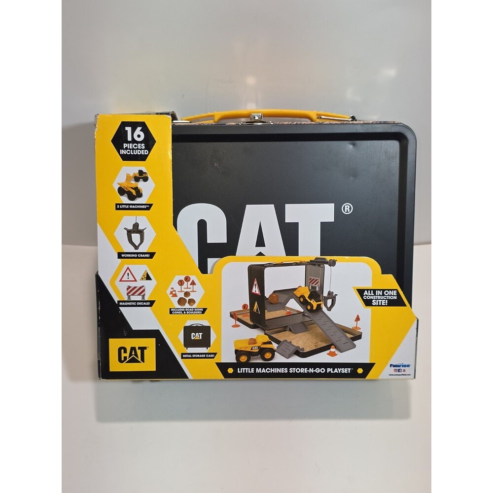 Cat Little Machines Store-N-Go 16 Piece Realistic Playset * 021664833322 * NEW